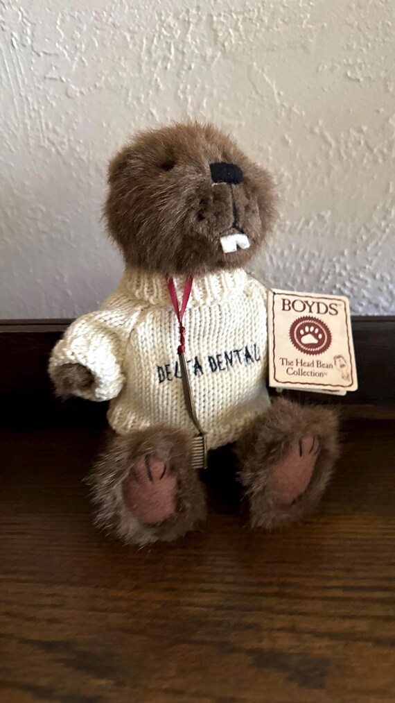 Vintage Boyds Bears Collectible - Bucky Beaverdam Plush - Beaver