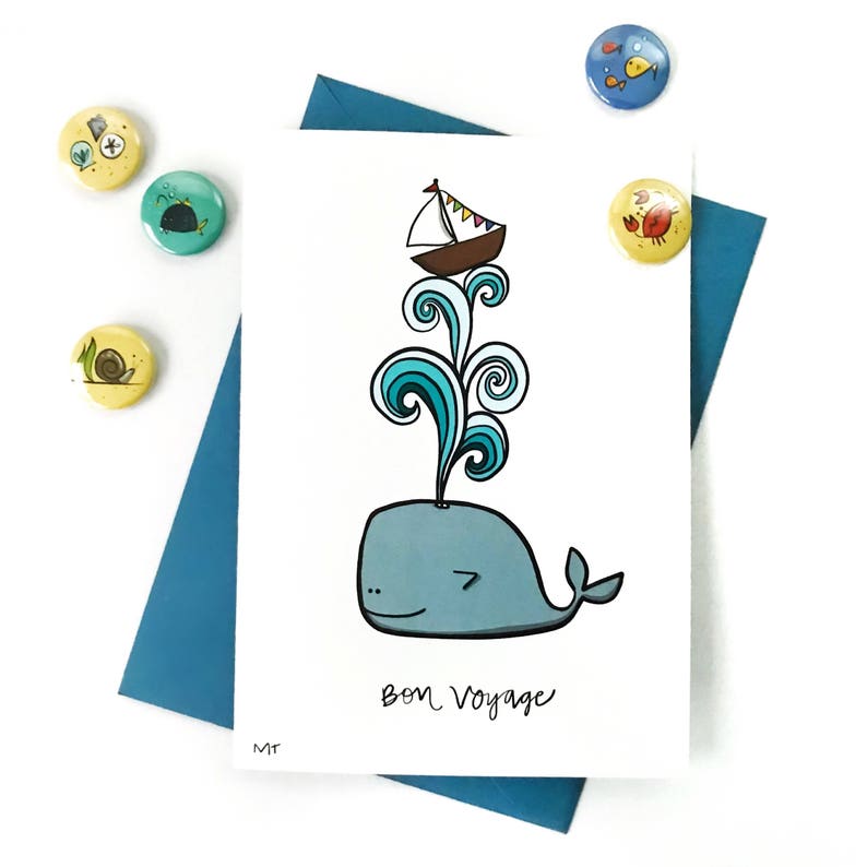 printable goodbye card cute whale goodbye good luck card
