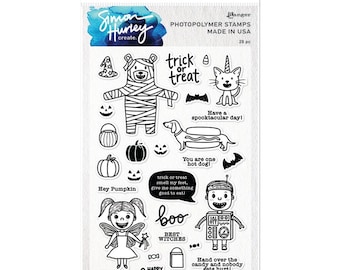 Ranger Silicone Halloween Stamps by Artist Simon Hurley - Fall Halloween Craft Supplies