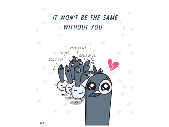 sad goodbye card printable