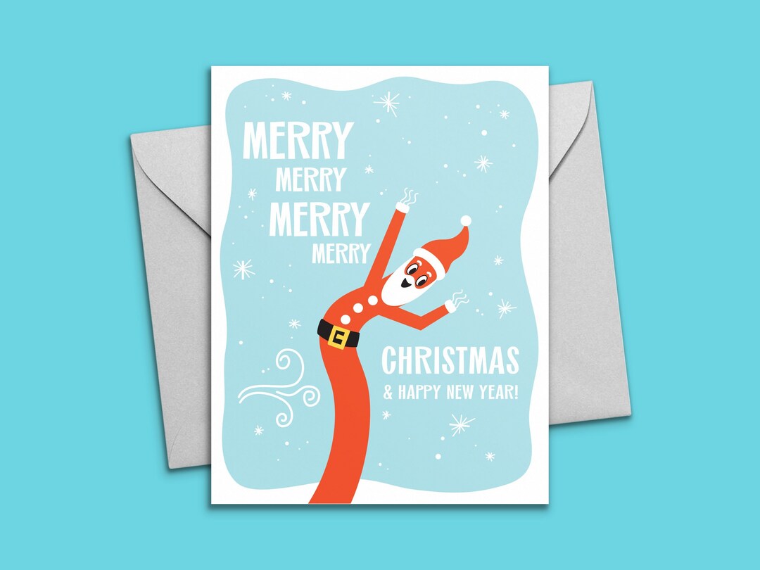 Single Guy Christmas Card 