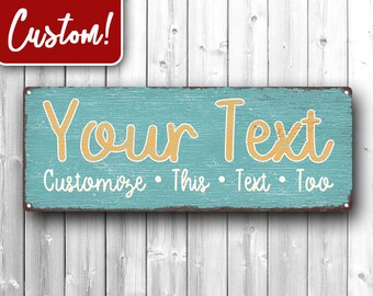 Welcome Custom Pool Decor Family Pool Rustic Distressed Wood Sign ENS1001802