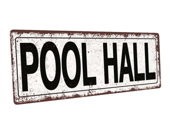 Pool Hall Sign | Etsy