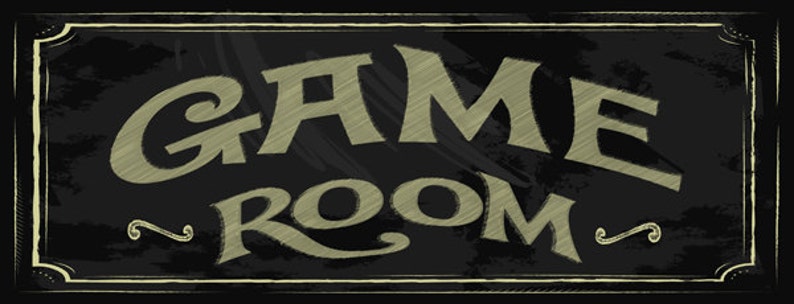 Rack Game Room Billiard Room Metal Sign Man Cave Den Pool Ball