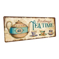 Tea Sign | Metal Tea Sign |kitchen Decor | Tea and Coffee Bar Sign ...