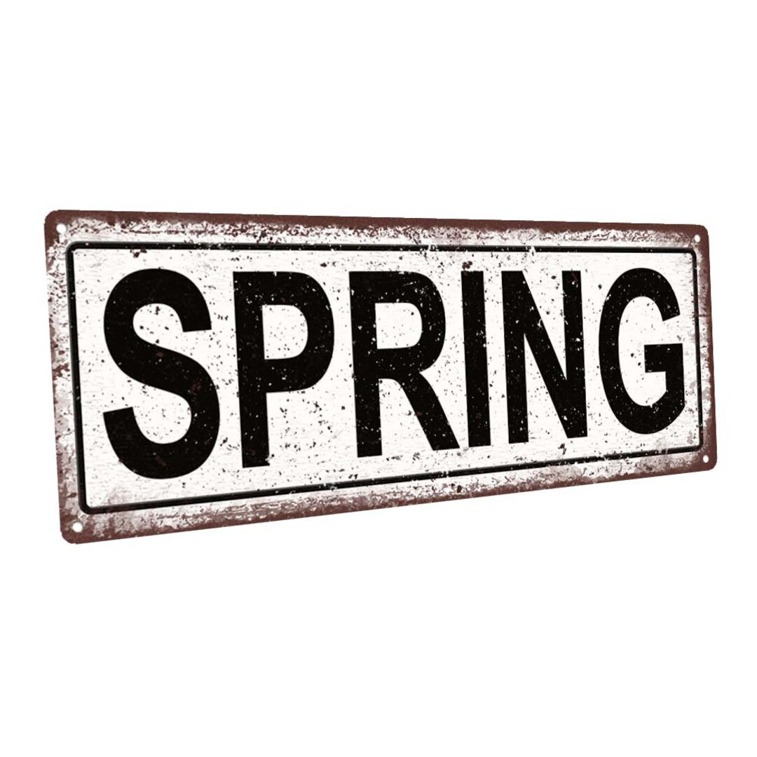 Spring Metal Sign; Wall Decor for Seasonal Ocassions - Etsy