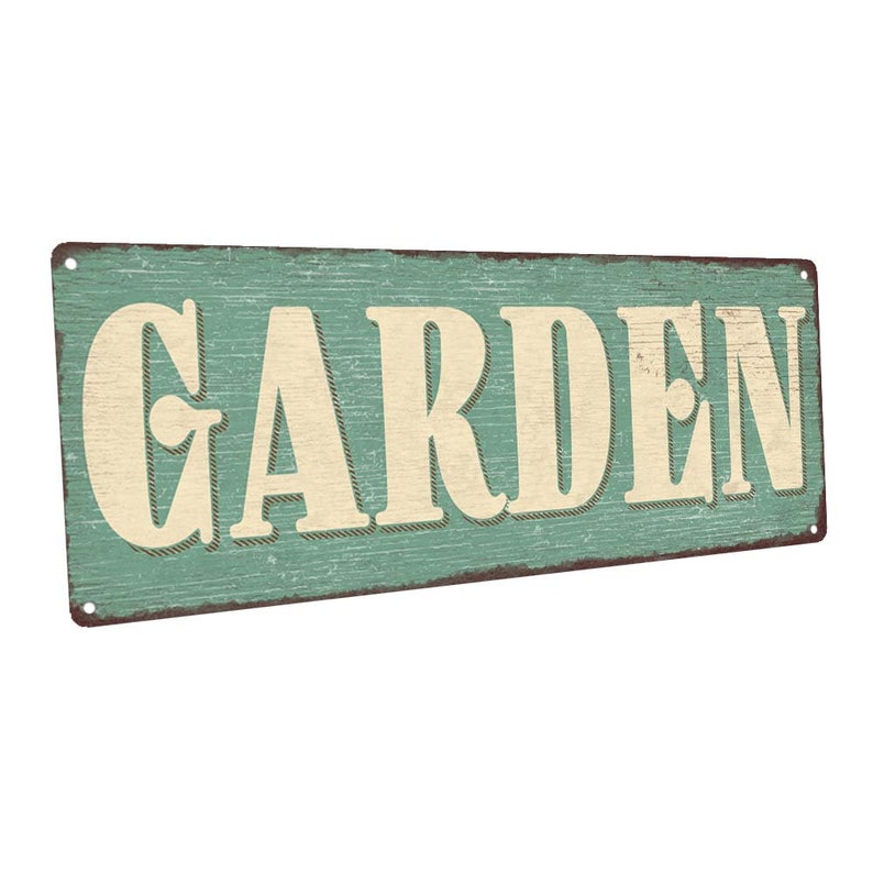 Garden Metal Sign Wall Decor for Porch Patio or Deck - Etsy