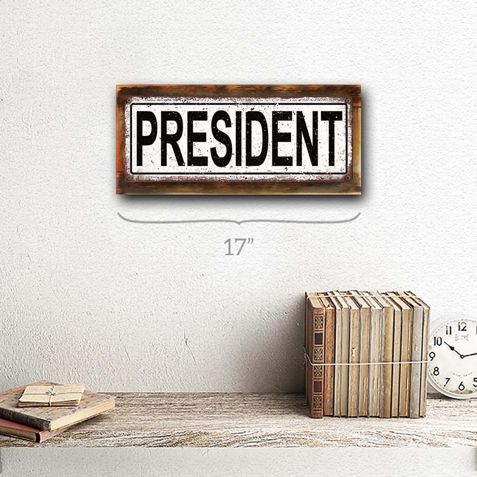 President Metal Sign Wall Decor for Home and Office - Etsy
