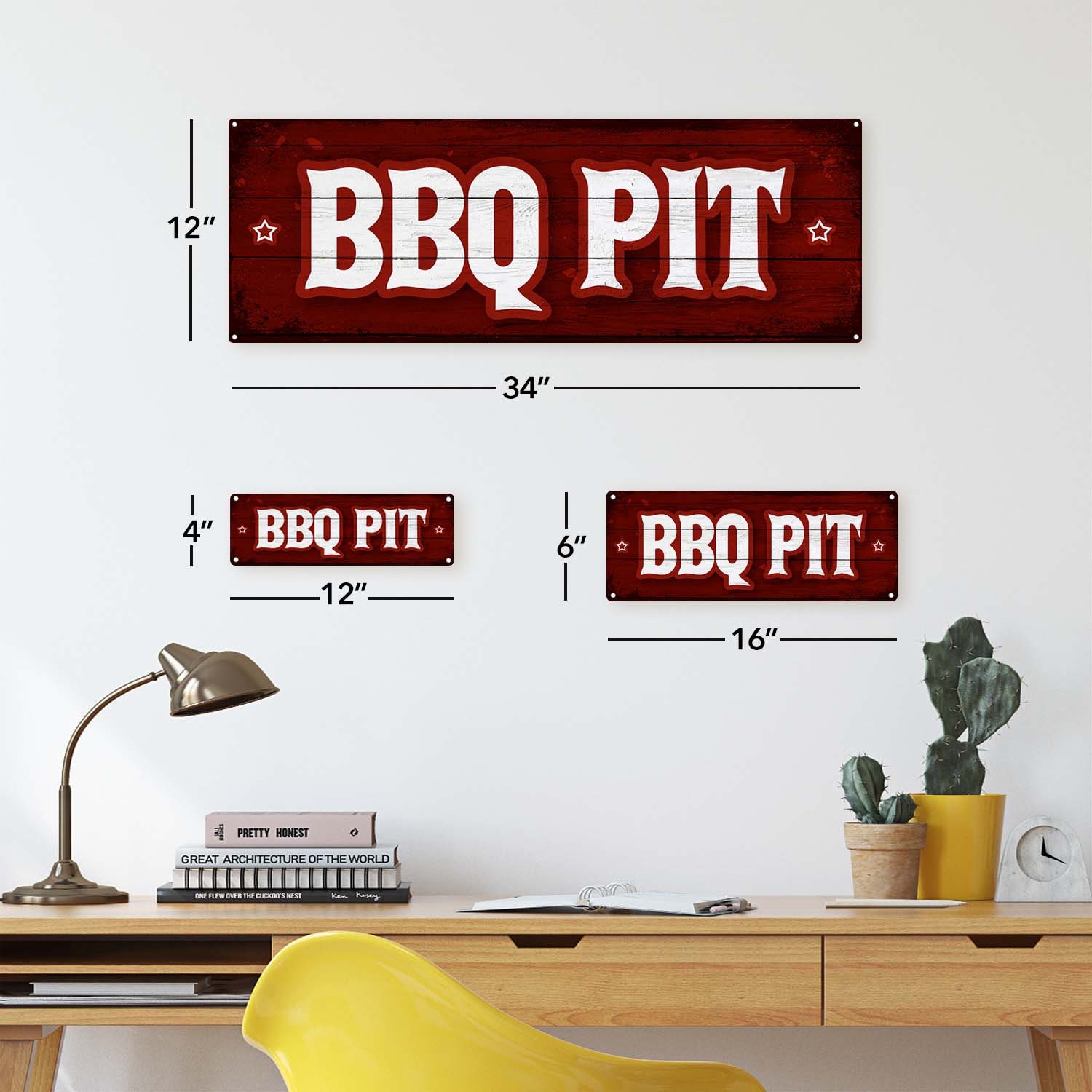 BBQ Pit Metal Sign; Wall Decor for Porch, Patio, or Deck - Etsy