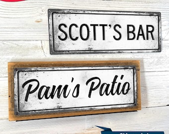 CUSTOM Metal Sign for Home, Office, Business, Personalized Gift