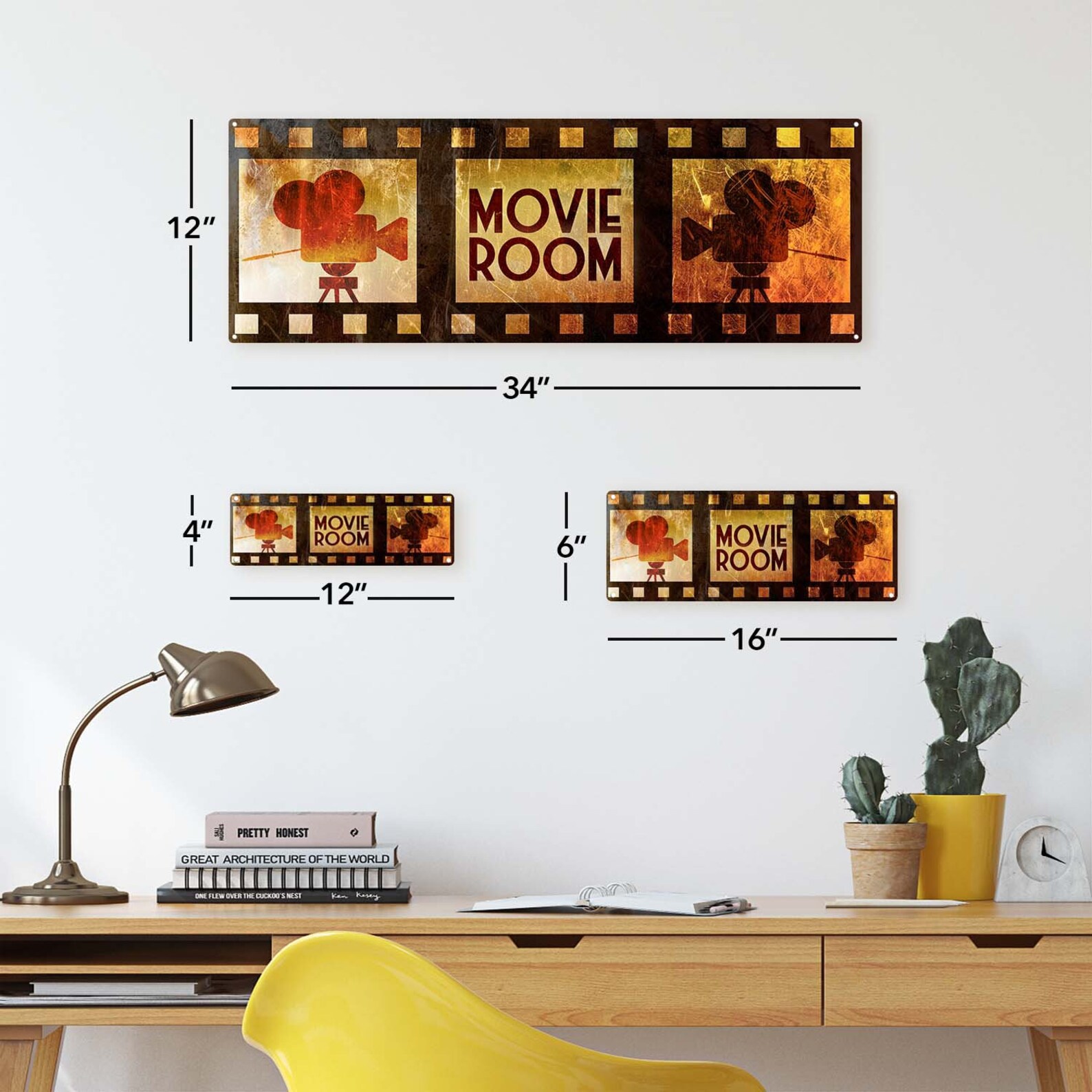 Movie Room Metal Sign Wall Decor for Home Theater or Family - Etsy