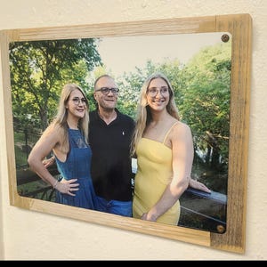 Custom Metal Photo Print, Makes the Perfect Gift, Personalized Wall Art or Christmas Ornament with Your Photo