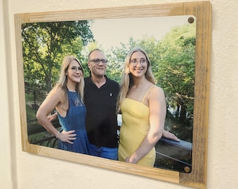 Custom Metal Photo Print, Makes the Perfect Gift, Personalized Wall Art or Christmas Ornament with Your Photo
