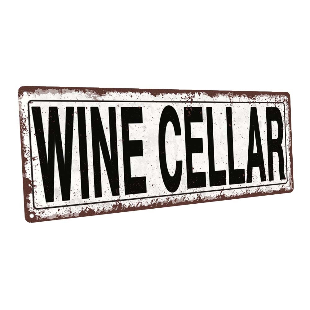 Wine Cellar Metal Sign Wall Decor for Mancave Den or Etsy