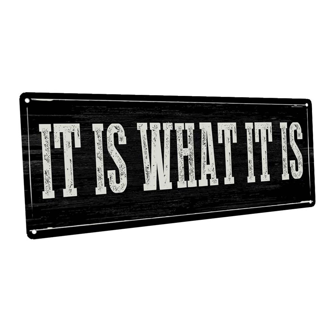 It is What It is Metal Sign Wall Decor for Office or Meeting Room Etsy