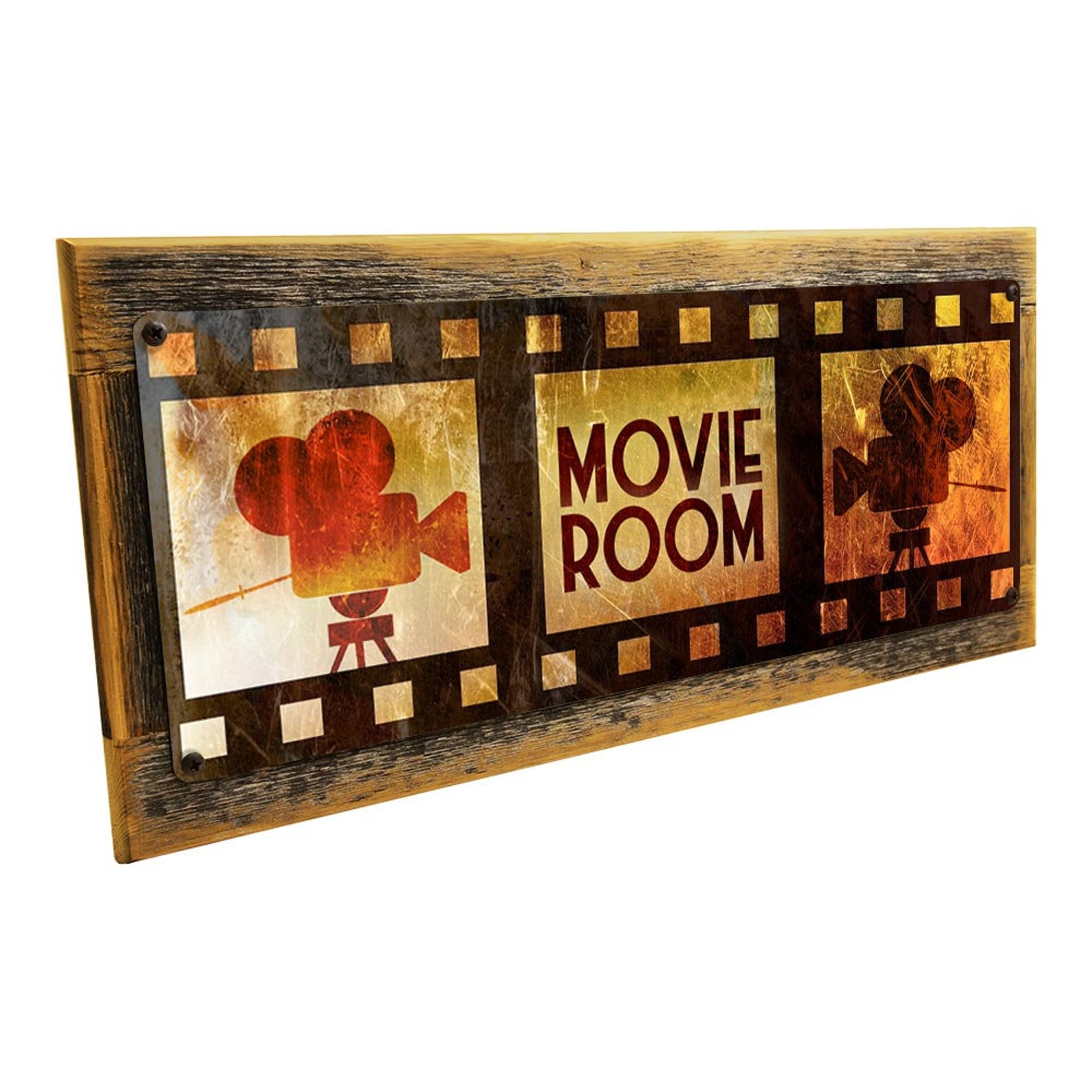 Movie Room Metal Sign Wall Decor for Home Theater or Family - Etsy