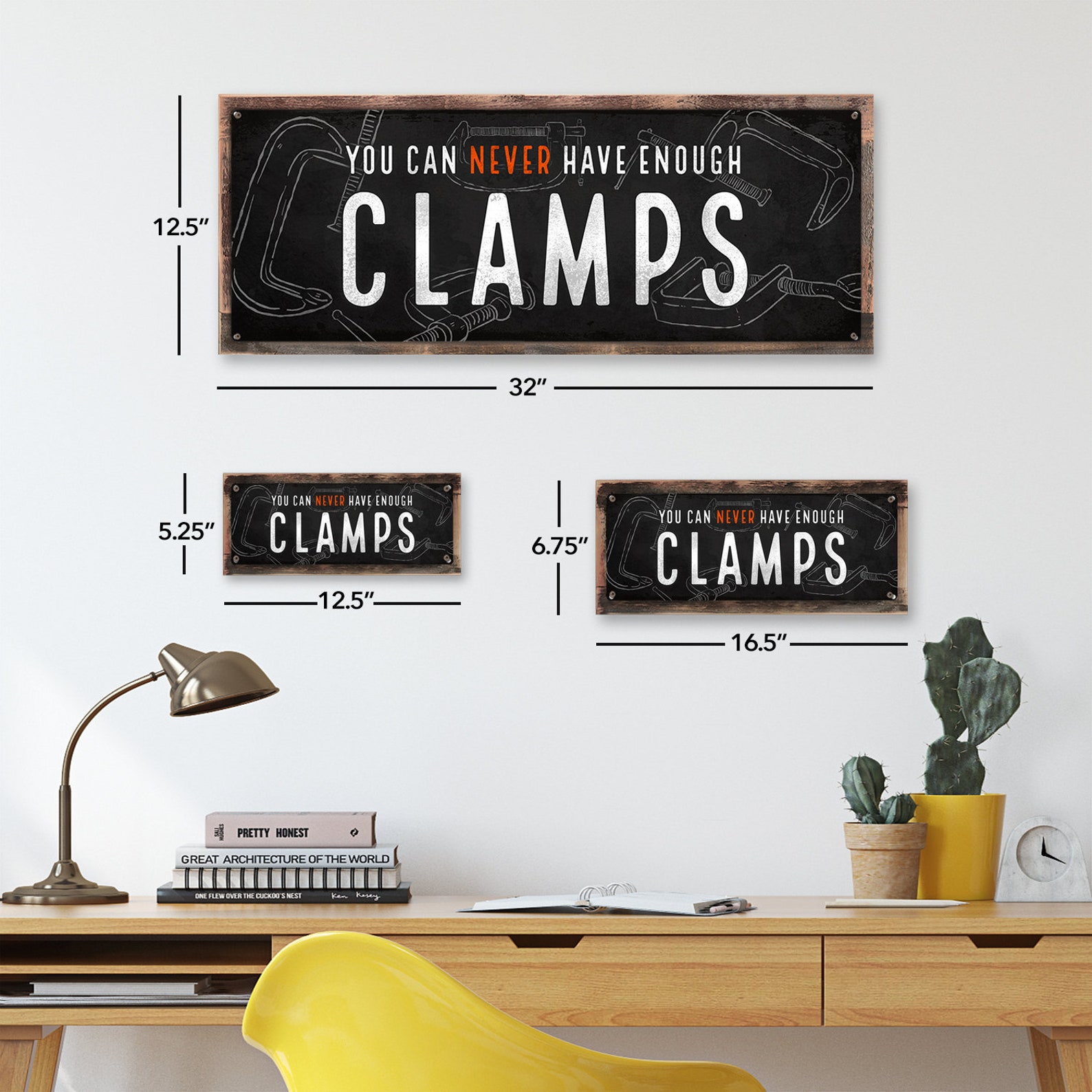 You Can Never Have Enough Clamps Metal Sign Wall Decor for Etsy