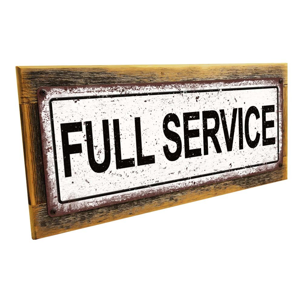 Full Service Metal Art Print for Decorating Mancave, Den, and Gameroom ...