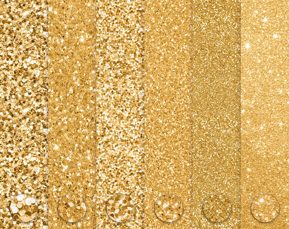 Gold Glitter Digital Paper Gold Glitter Textures Etsy