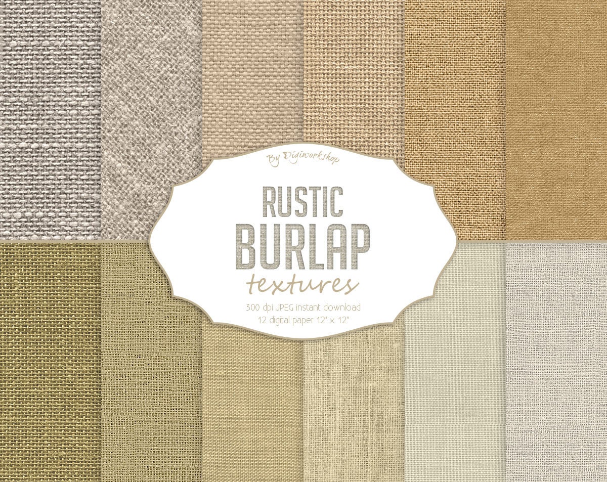 rustic burlap digital paper