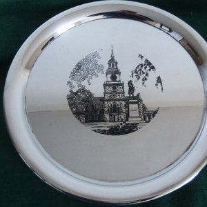 Vintage Philadelphia Silver Tray Special Edition Made for Bailey Banks and Biddle