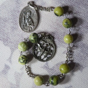 St. Augustine 7mm Rosenkranz - Gelb Türkis