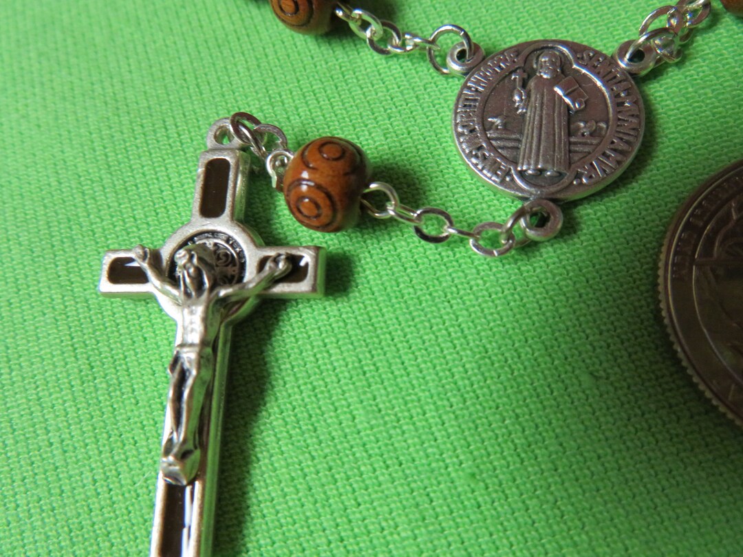St Benedict AUTO Rosary CB - Etsy
