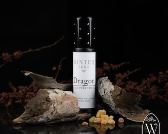 DRAGON  Natural Perfume Oil Roll On, Large 10 ml Roll-On, Intriguing and Complex , A Different Kind of Fragrance Roller, A Unisex Scent