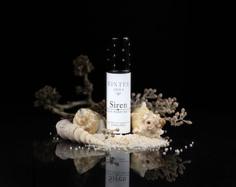 SIREN  Natural Perfume Oil Roll On, Large 10 ml Roll-On, Intriguing and Complex , Be different Sophisticated Warm Handmade Vegan Fragrances