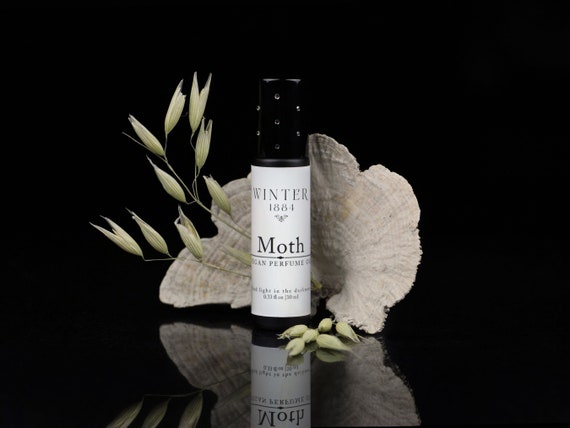 MOTH Perfume Oil Roll On: Palo Santo, Amber & Cedar - Vegan Fragrance (10ml)