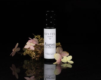 AURORA Natural Perfume Oil Roll On, Large 10 ml Roll-On, Earthy Unisex Scent, Be different, Sophisticated Warm Handmade Vegan Fragrances