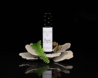 FERN Natural Perfume Oil Roll On, Large 10 ml Roll-On, Earthy Unisex Scent, Be different, Sophisticated Warm Handmade Vegan Fragrances