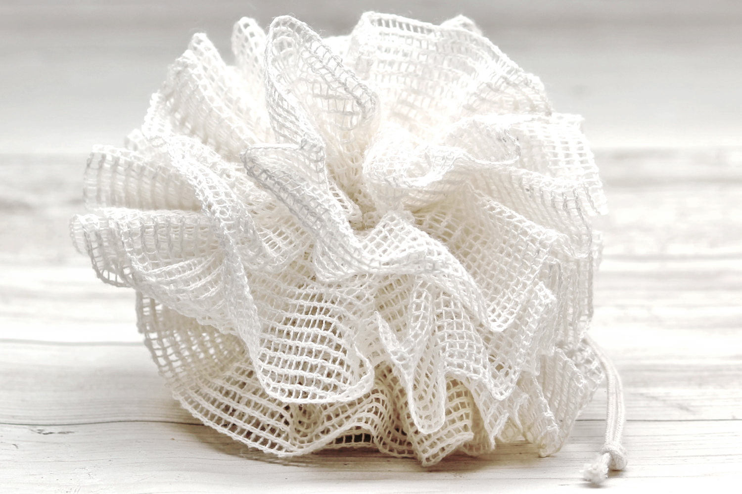 Natural Ramie Shower Pouf Exfoliating Bath Puff Cassia Etsy