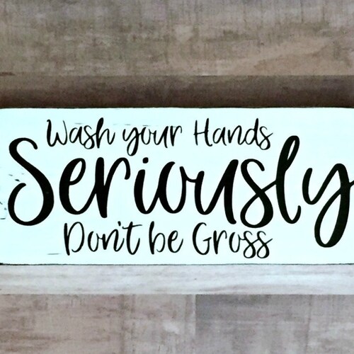 THE ORIGINAL PRINTABLE Don't Be Gross Wash Your Hands Etsy