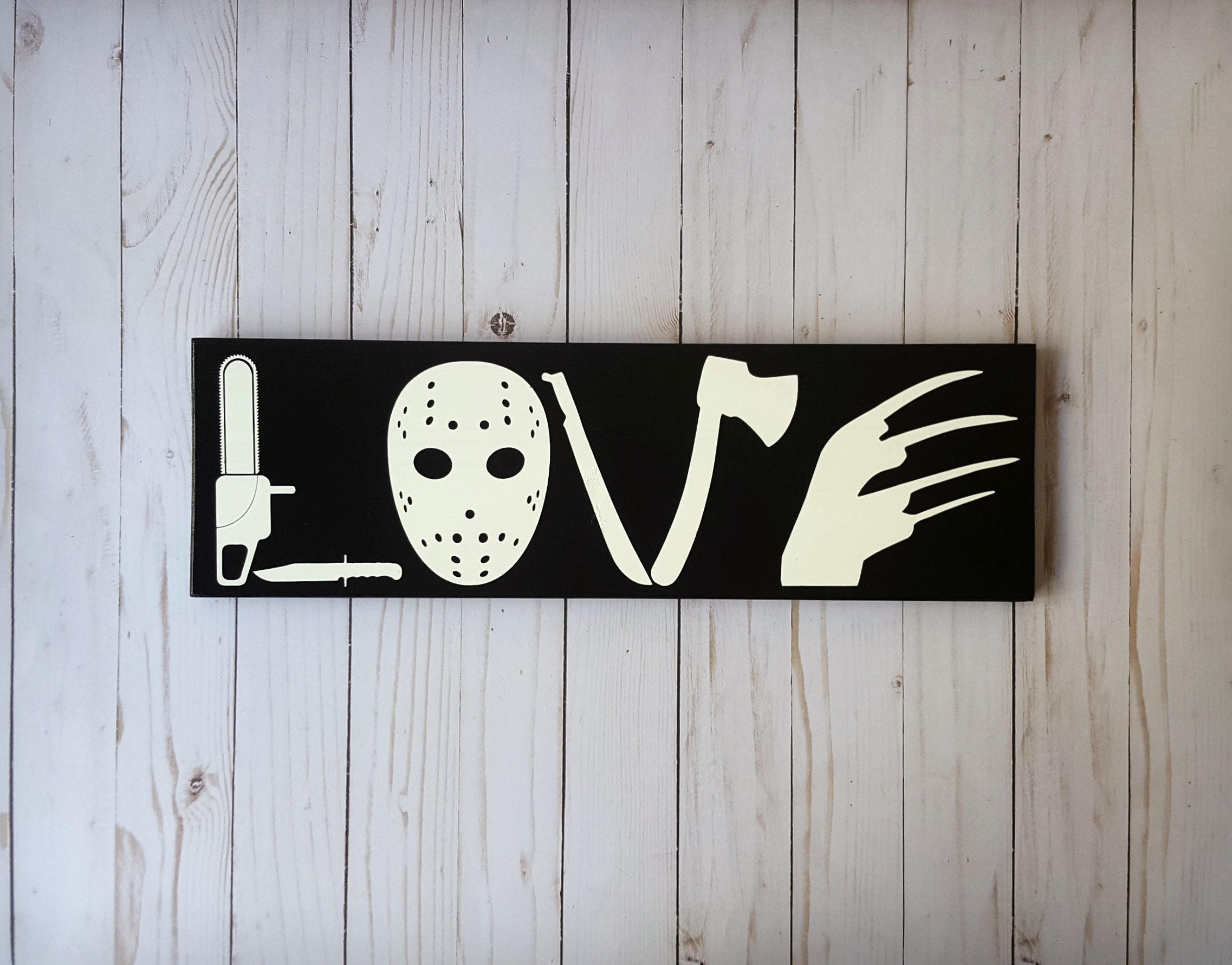 Download Horror Movie Love wooden sign I Love Horror Horror Movie ...