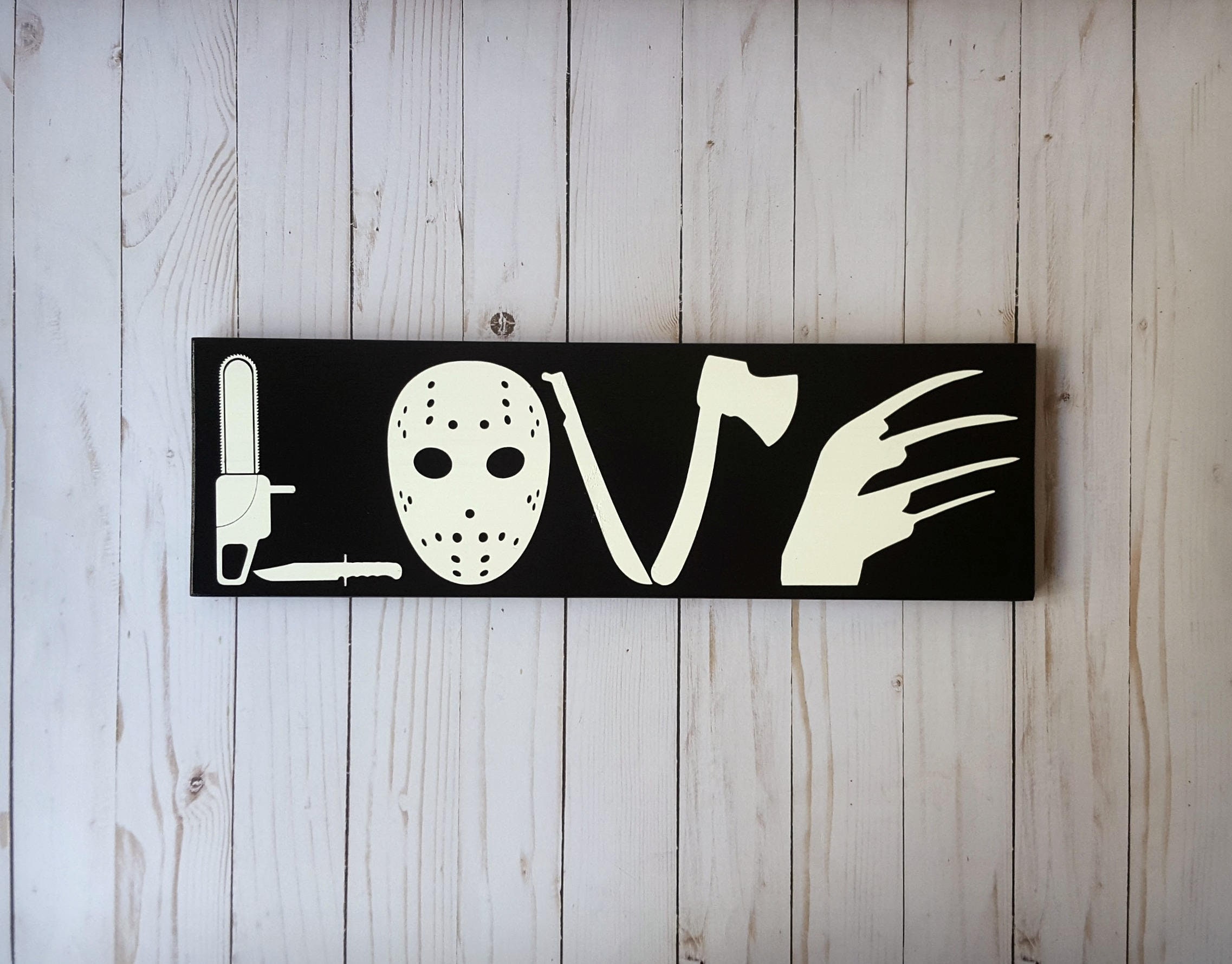 Download Horror Movie Love wooden sign I Love Horror Horror Movie ...