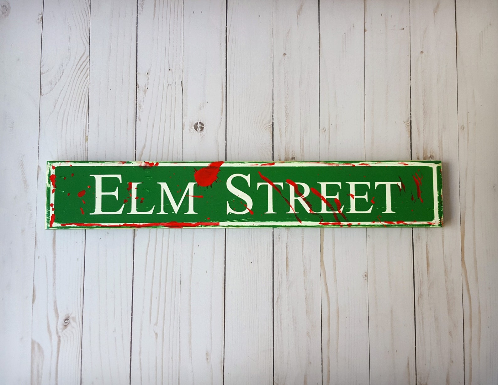 Nightmare on Elm Street Inspired Wooden Sign Nightmare on Elm Etsy