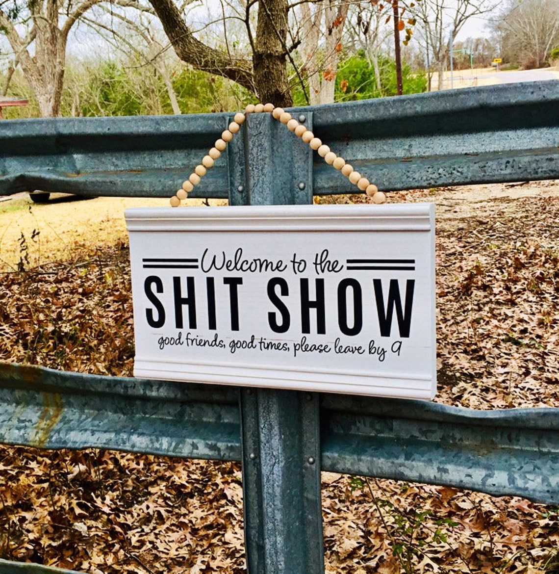 Download Welcome to the Shit Show Front door decor Farmhouse decor ...
