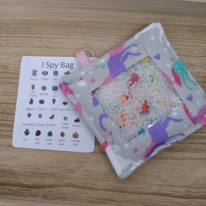 I Spy Bag/Eye Spy Bag/Sensory Bag/Fidget Bag/Busy Bag/Quiet Bag/Educational Game/Autism/Montessori