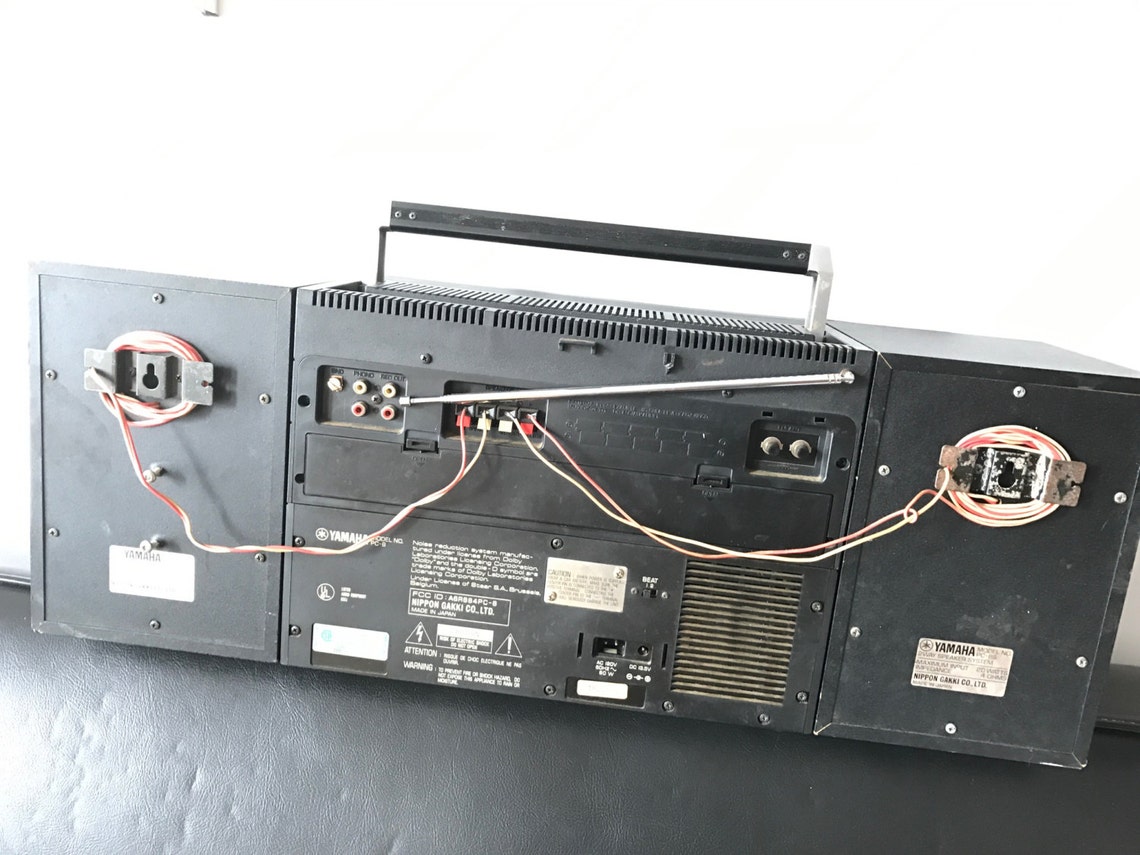 80s Yamaha Boombox / model PC8 / Nippon Gakki Co. LTD / Etsy
