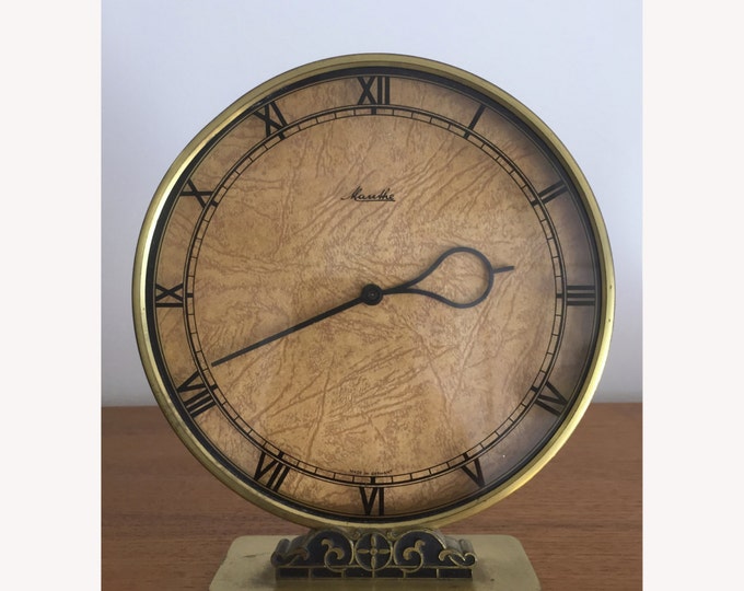 Art Deco Mauthe Clock / Made in Germany / 1940s / Brushed Etsy