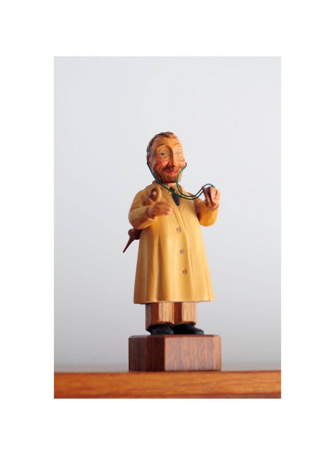 Vintage Anri Italian Hand Carved Figurine/ "general Practitioner ...