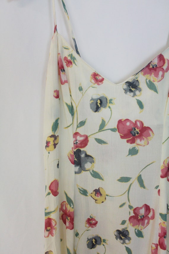 90s Frederick's of Hollywood Floral Dress - image 7