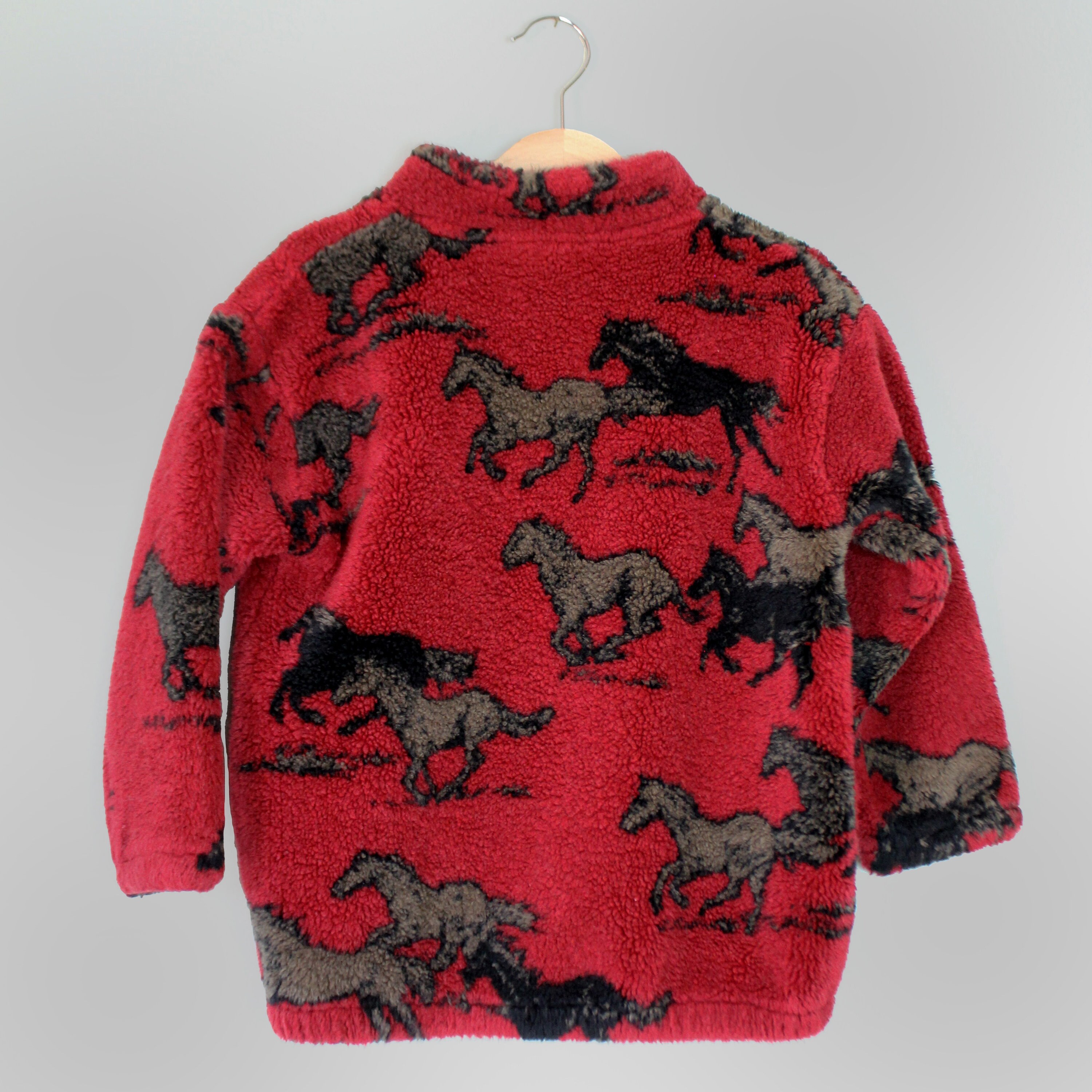Wild Horses Fleece Jacket 5T Etsy