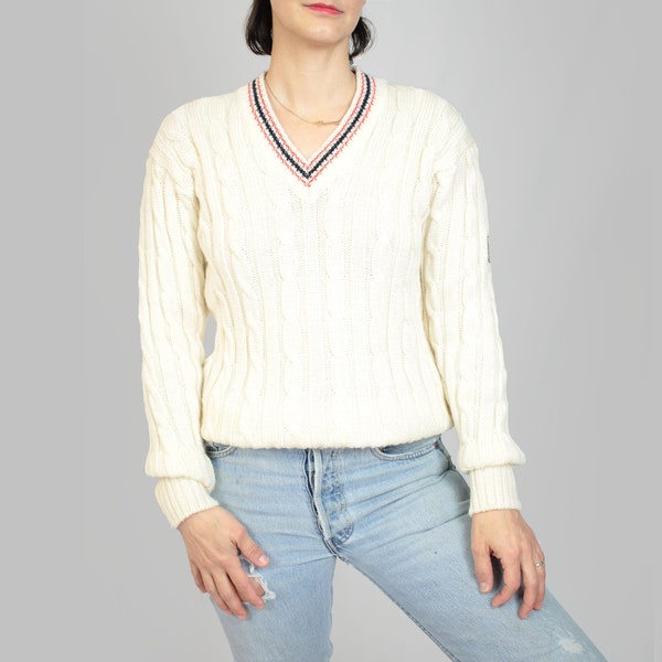 Vintage Tennis knitted sweater