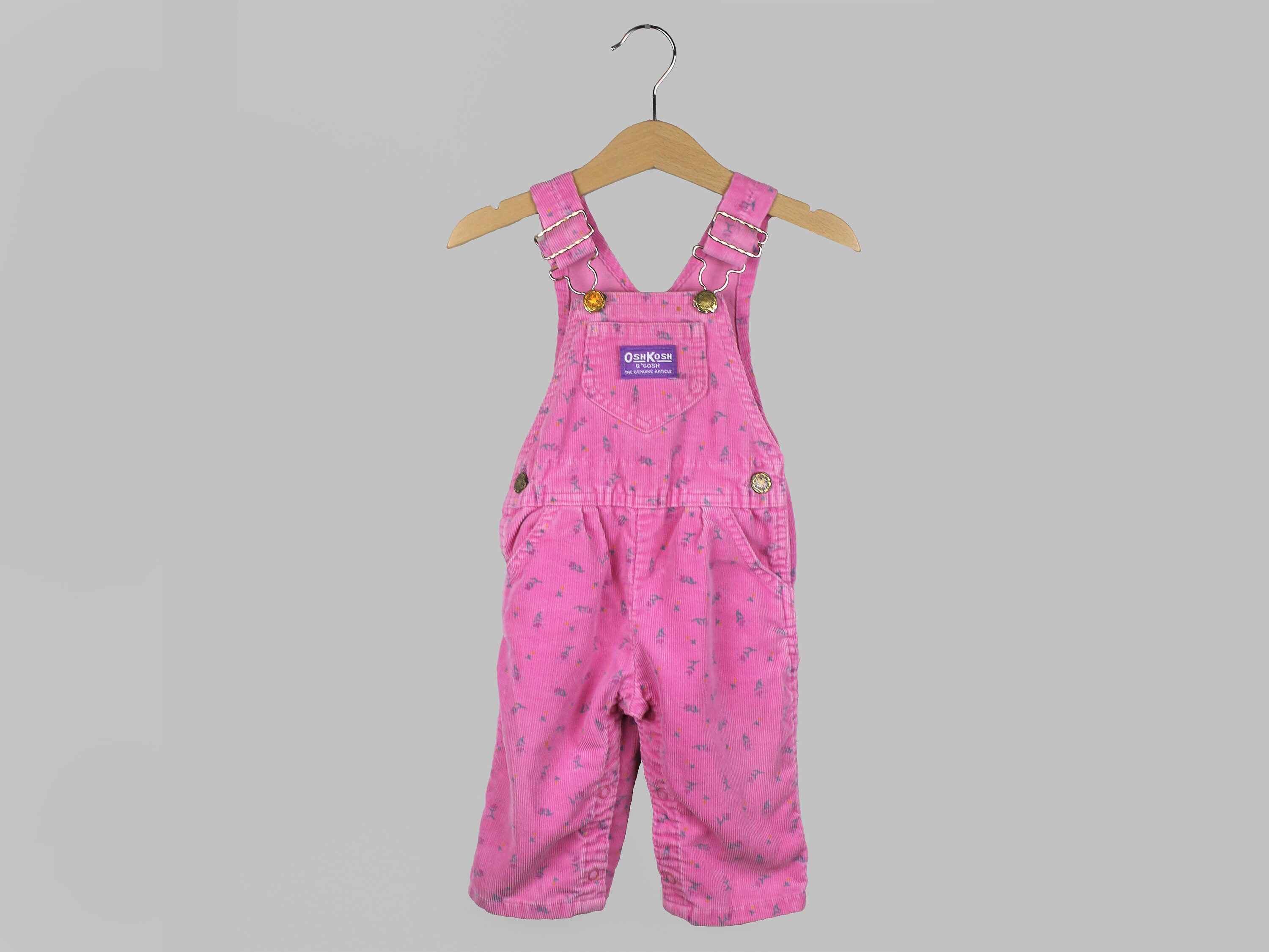 pink oshkosh overalls