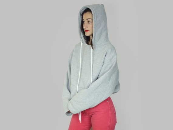 70s Grey Hoodie Vintage - image 2