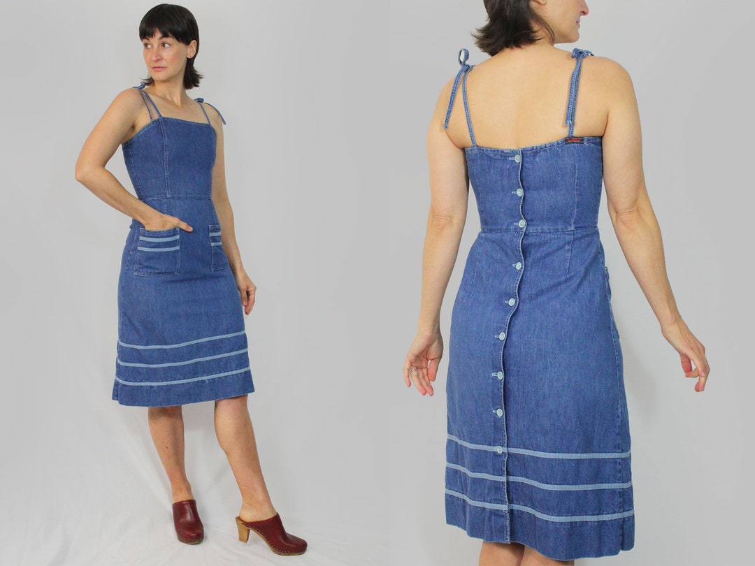 Landlubber Denim Sun Dress Vintage - Etsy