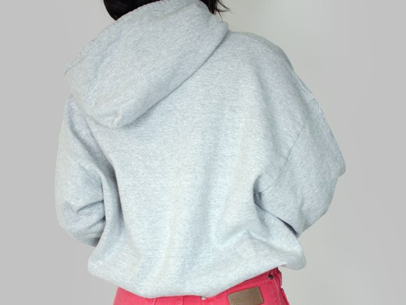 70s Grey Hoodie Vintage - image 6