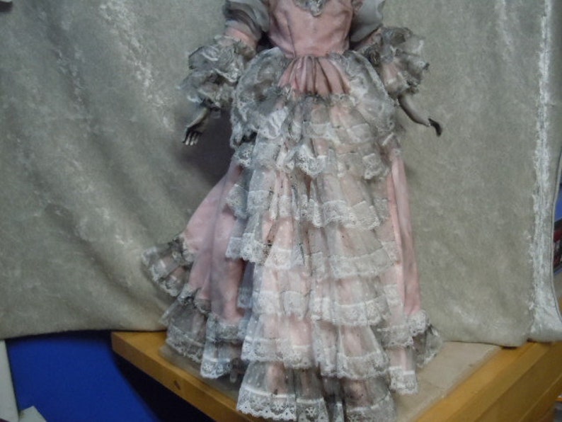 18th Century Ghostly Spooky Creepy Altered Doll #617 Dark Art Horror Collectible Day of the Dollies
